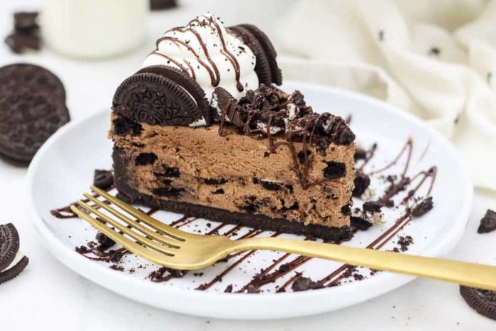 Easy no bake chocolate cheesecake