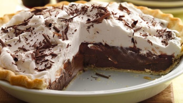 Mexican chocolate cream pie