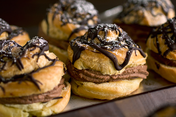 Double Chocolate Cream Puffs