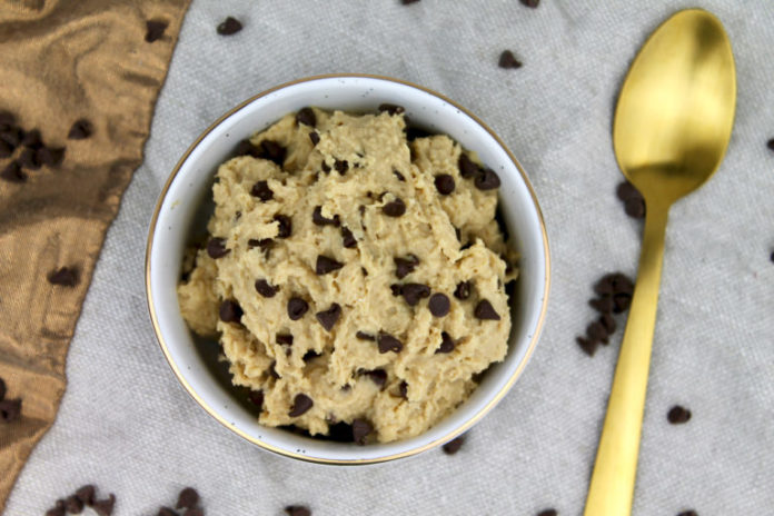 Edible chocolate chip cookie dough recipe