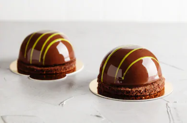 Hazelnut Chocolate dome cakes Recipe