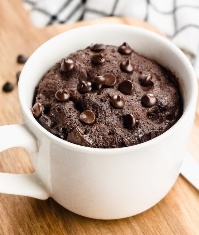 Double chocolate mug cake recipe