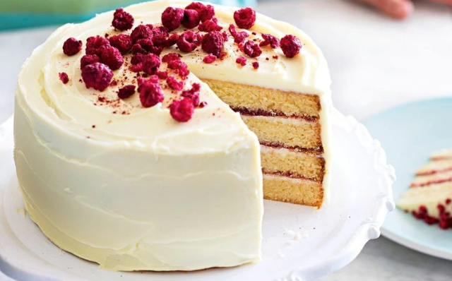 Layered Rasberry and White Chocolate Cake Recipe