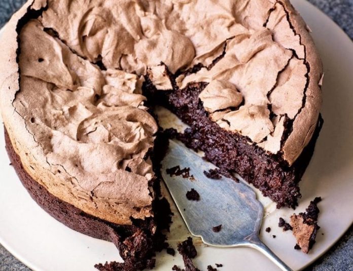 Chocolate Hazelnut Meringue Cake Recipe